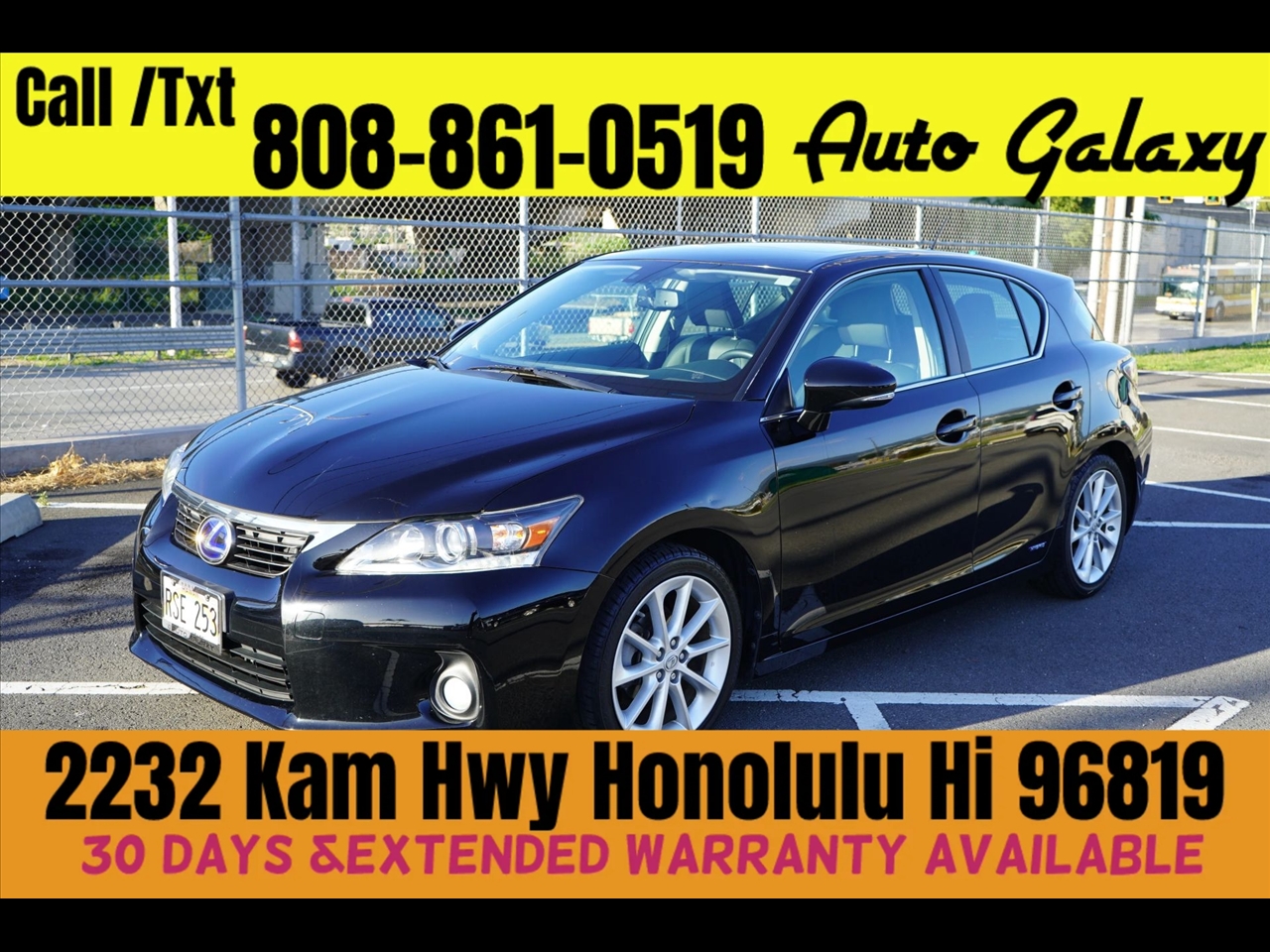 2012 Lexus CT 200h FWD 4dr Hybrid
