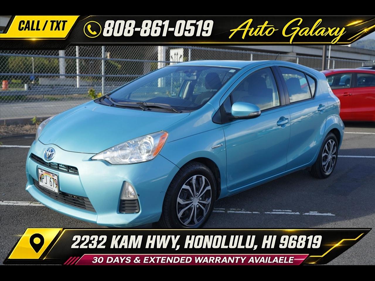 2014 Toyota Prius c 5dr HB One (Natl)