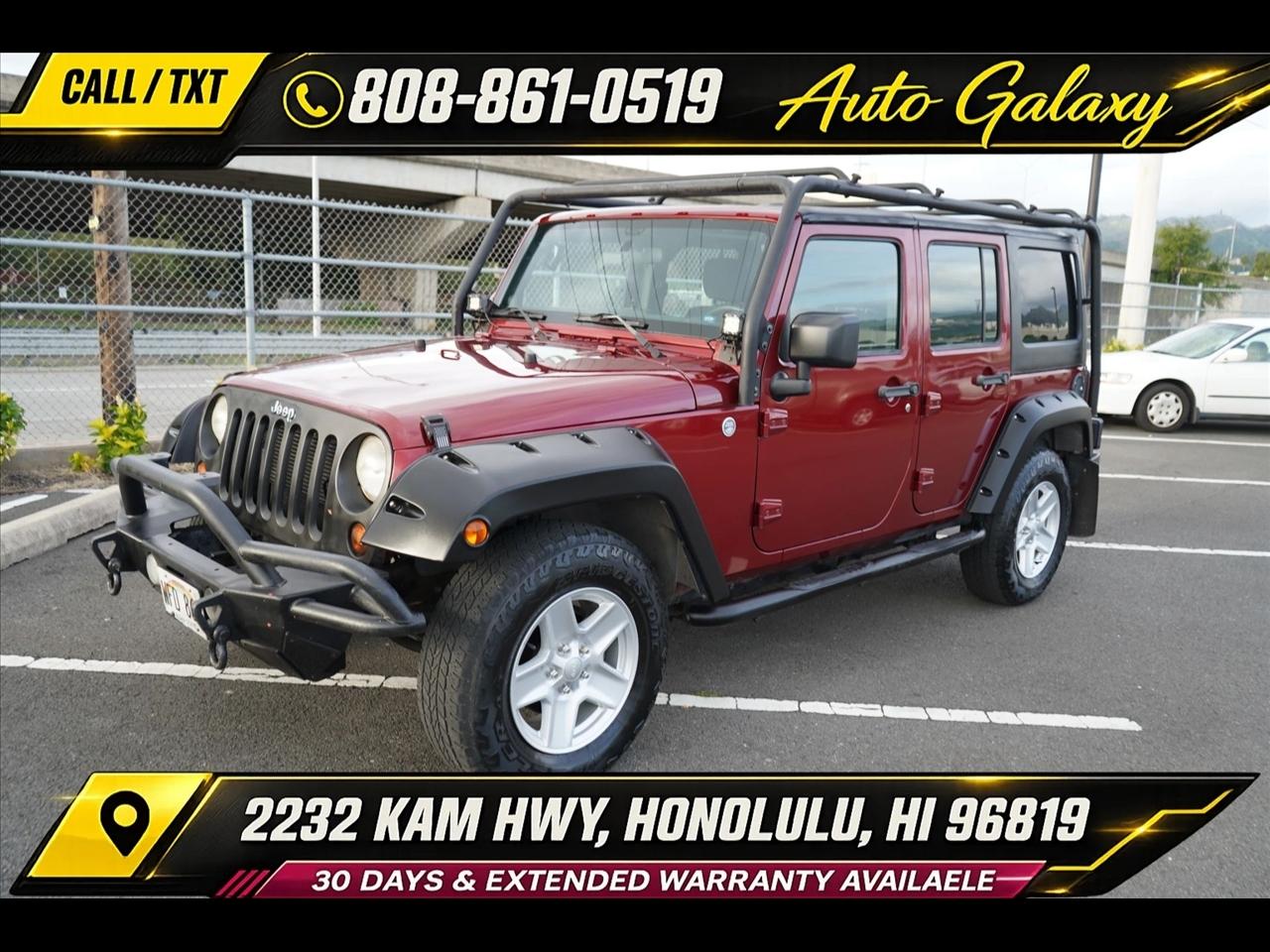 2012 Jeep Wrangler Unlimited 4WD 4dr Sport