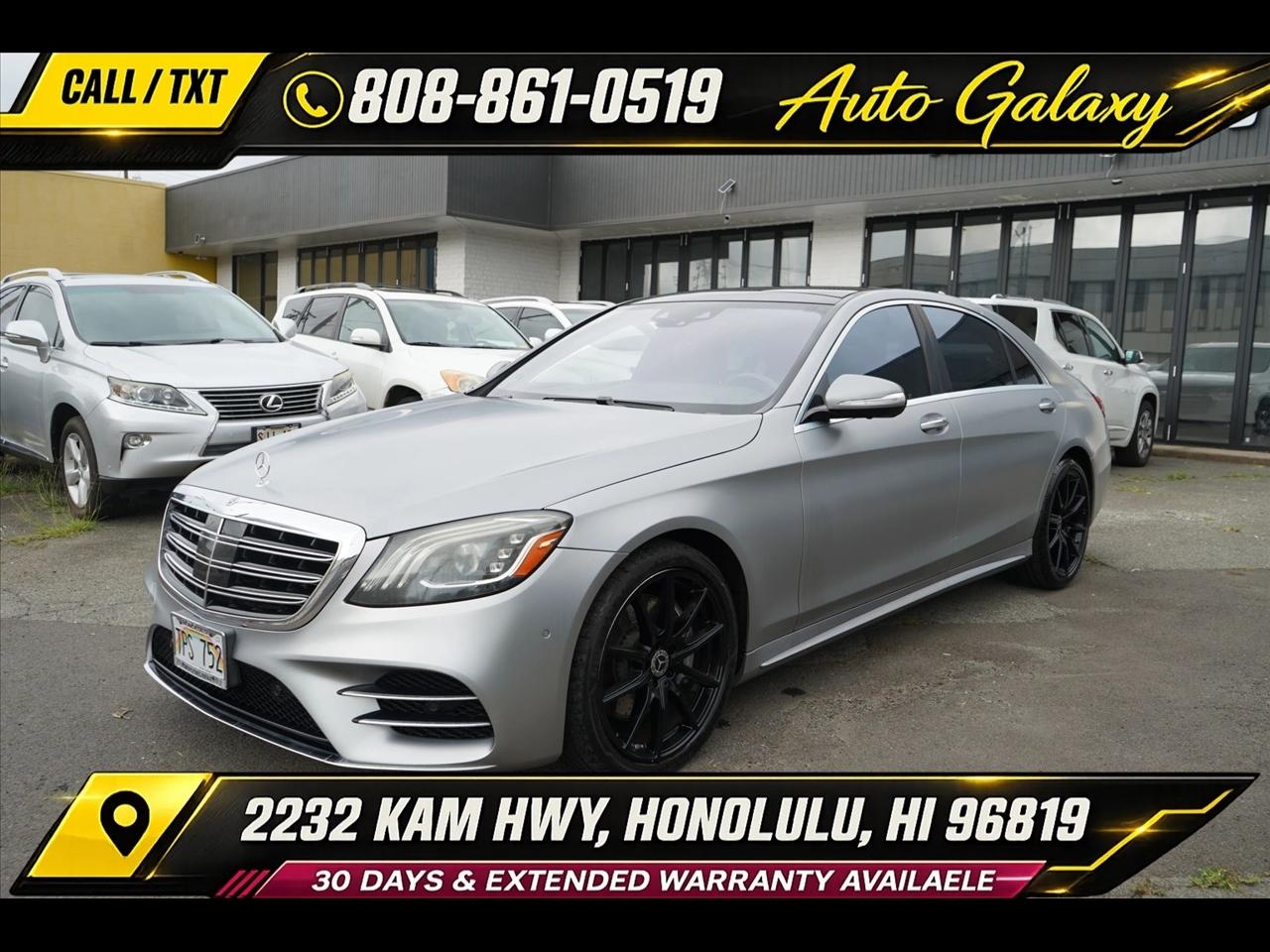 2018 Mercedes-Benz S-Class S 560 Sedan