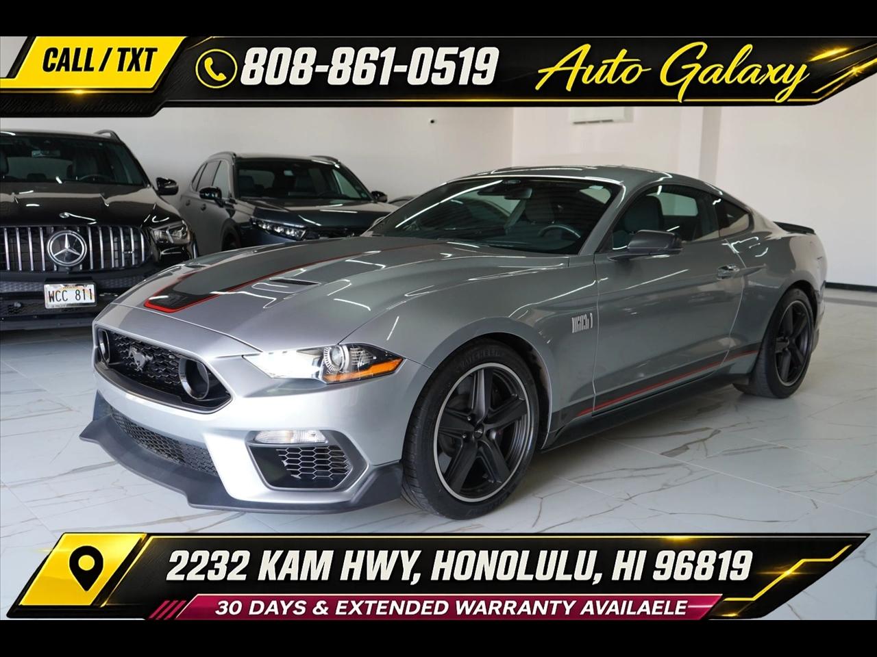 2021 Ford Mustang Mach 1 Fastback