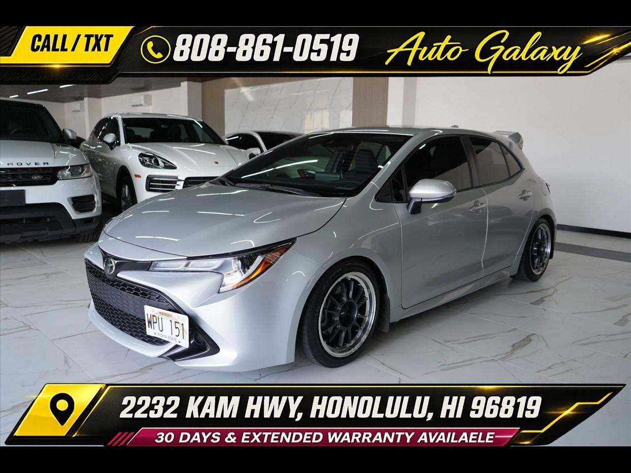 2022 Toyota Corolla Hatchback SE Manual (Natl)