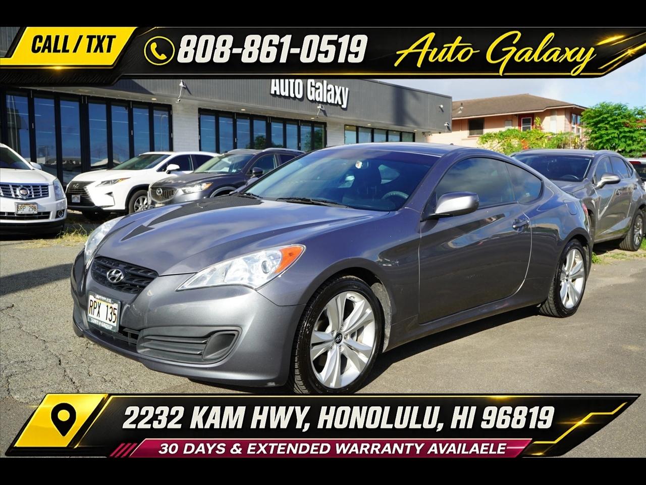 2012 Hyundai Genesis Coupe 2dr I4 2.0T Auto Premium