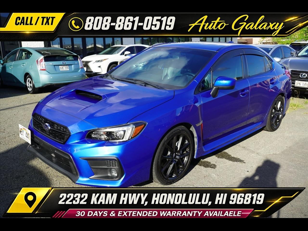 2020 Subaru WRX Limited CVT