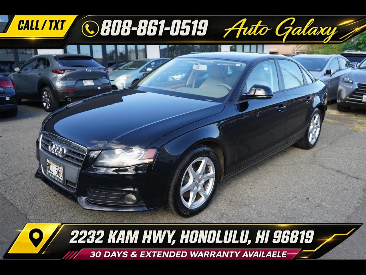 2009 Audi A4 4dr Sdn Auto 2.0T quattro Prem