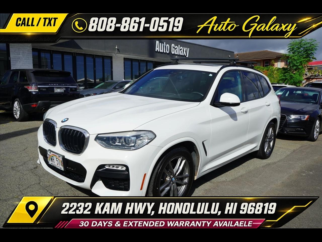 2019 BMW X3 sDrive30i Sports Activity Vehicle