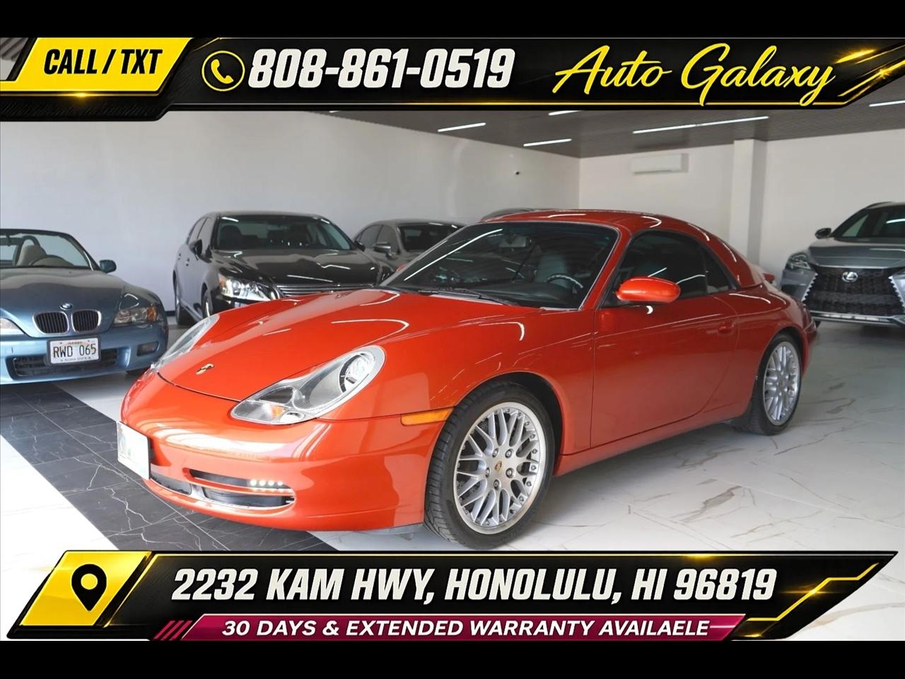 2001 Porsche 911 Carrera 2dr Carrera Cabriolet 6-Spd Manual