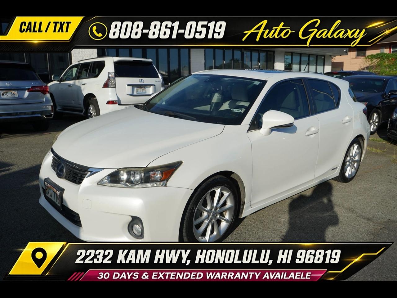 2012 Lexus CT 200h
