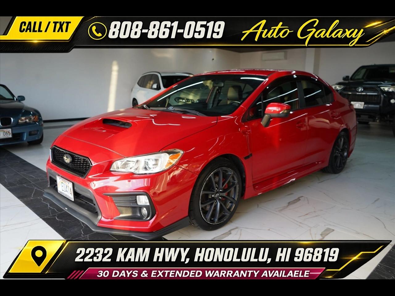 2018 Subaru WRX Premium Manual