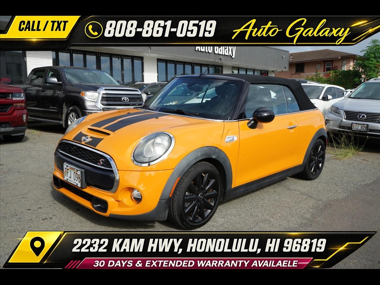 2017 MINI Convertible Cooper S FWD