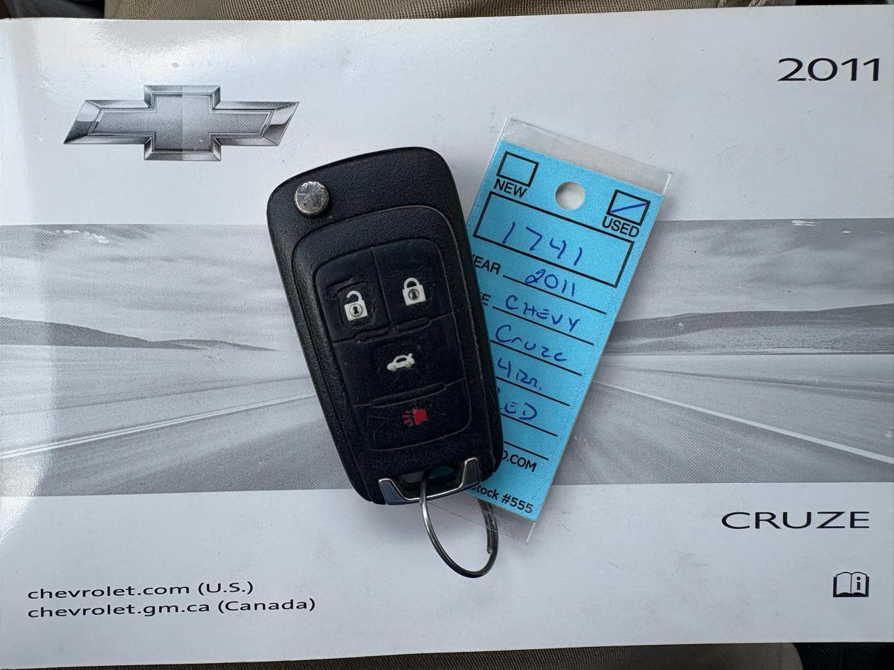 Chevrolet Cruze 4dr Sdn LT w/1FL 2011