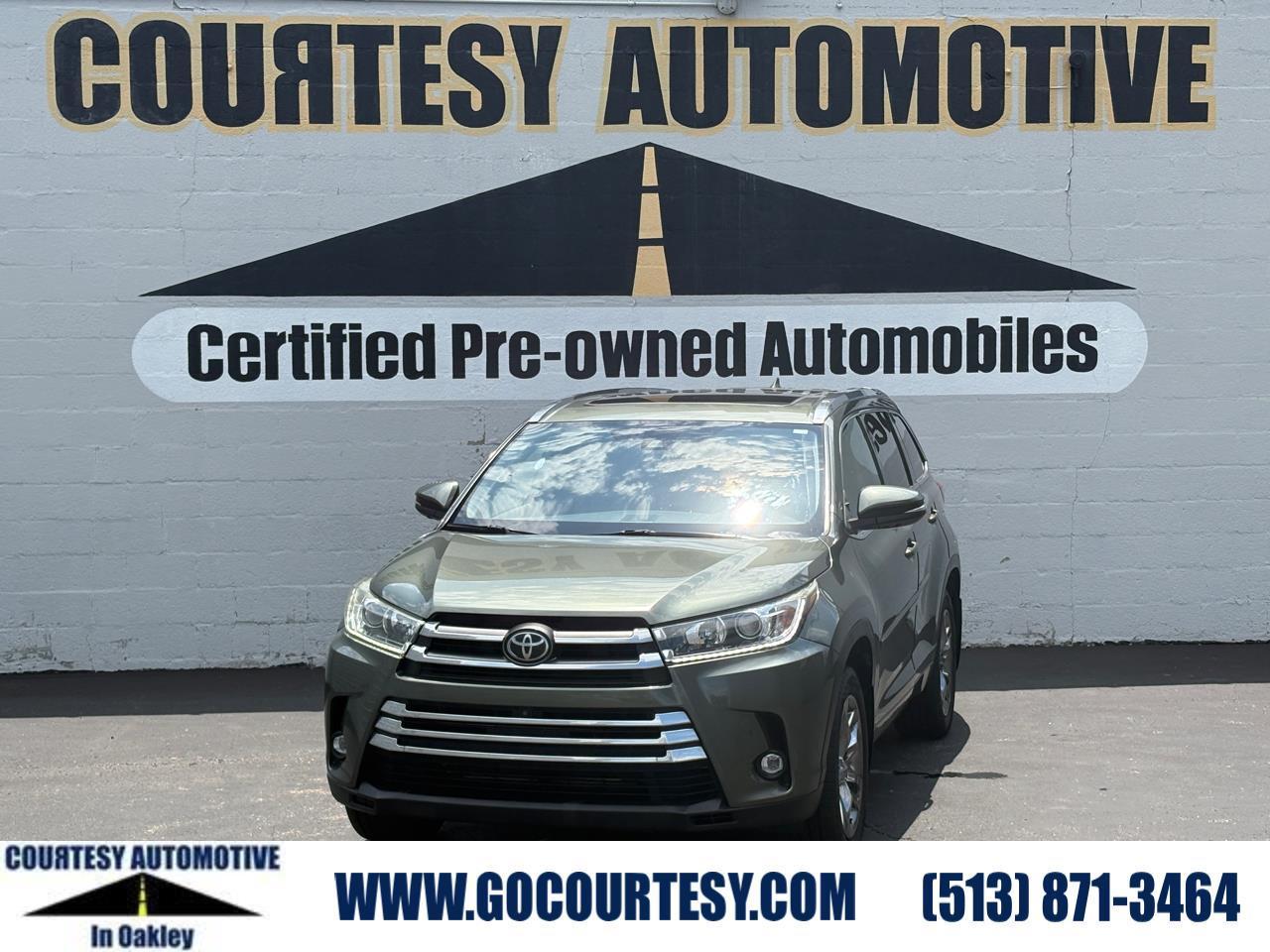 Toyota Highlander Limited V6 AWD (Natl) 2019