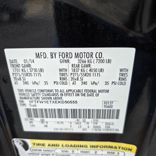 Ford F150 XL SuperCrew 5.5-ft. Bed 4WD 2014