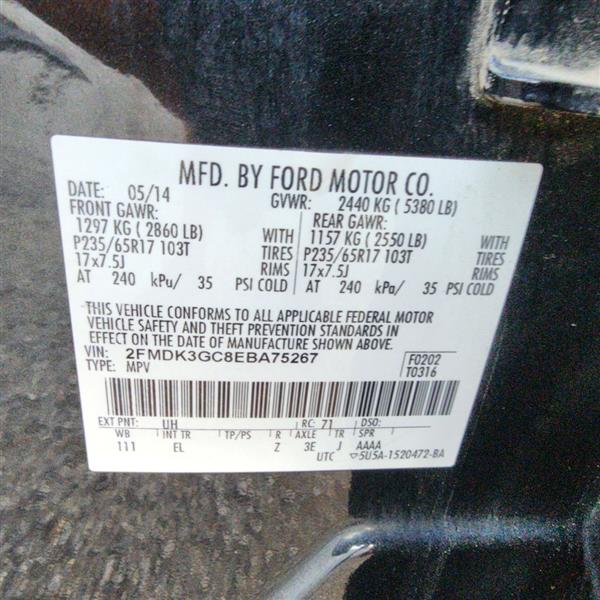 Ford Edge SE FWD 2014