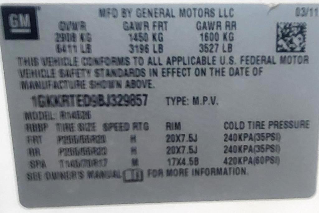 GMC Acadia Denali FWD 2011