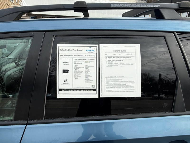 Subaru Forester 2.5X Premium 2009