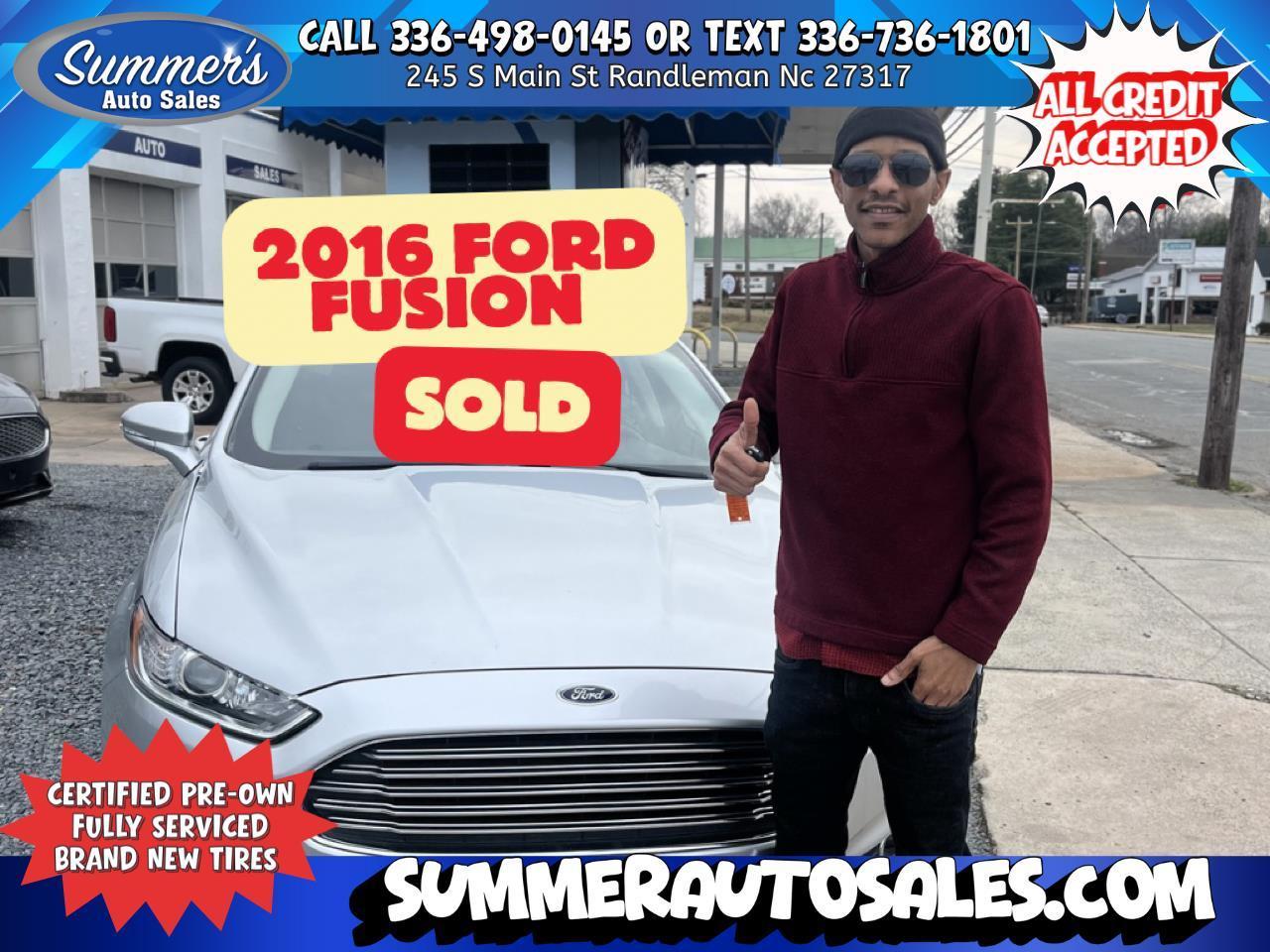 2016 Ford Fusion SE
