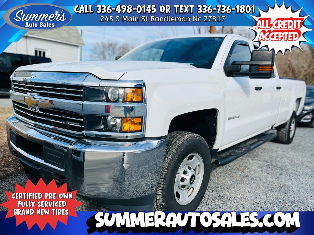 2016 Chevrolet Silverado 2500HD Work Truck Crew Cab 2WD
