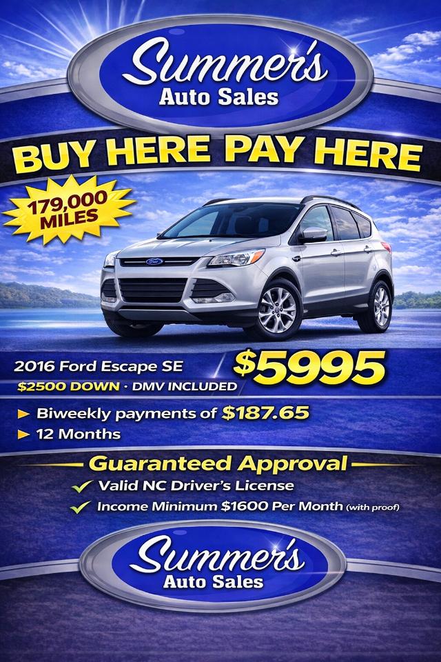 Ford Escape SE FWD 2016