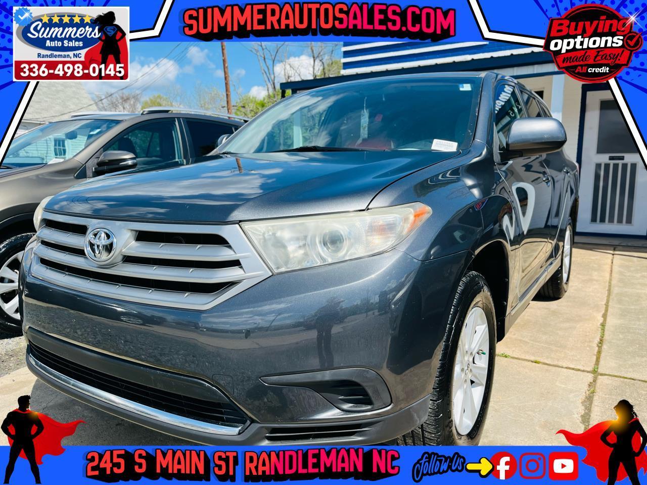 2013 Toyota Highlander 2WD with 3rd-Row Seat