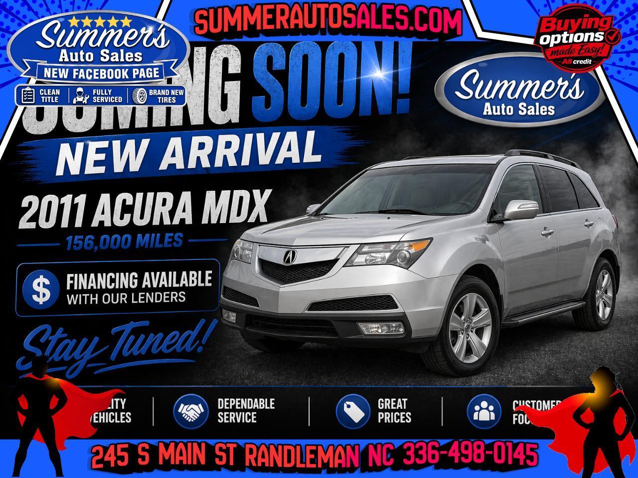 Acura MDX 6-Spd AT w/Tech and Entertainment Package 2011