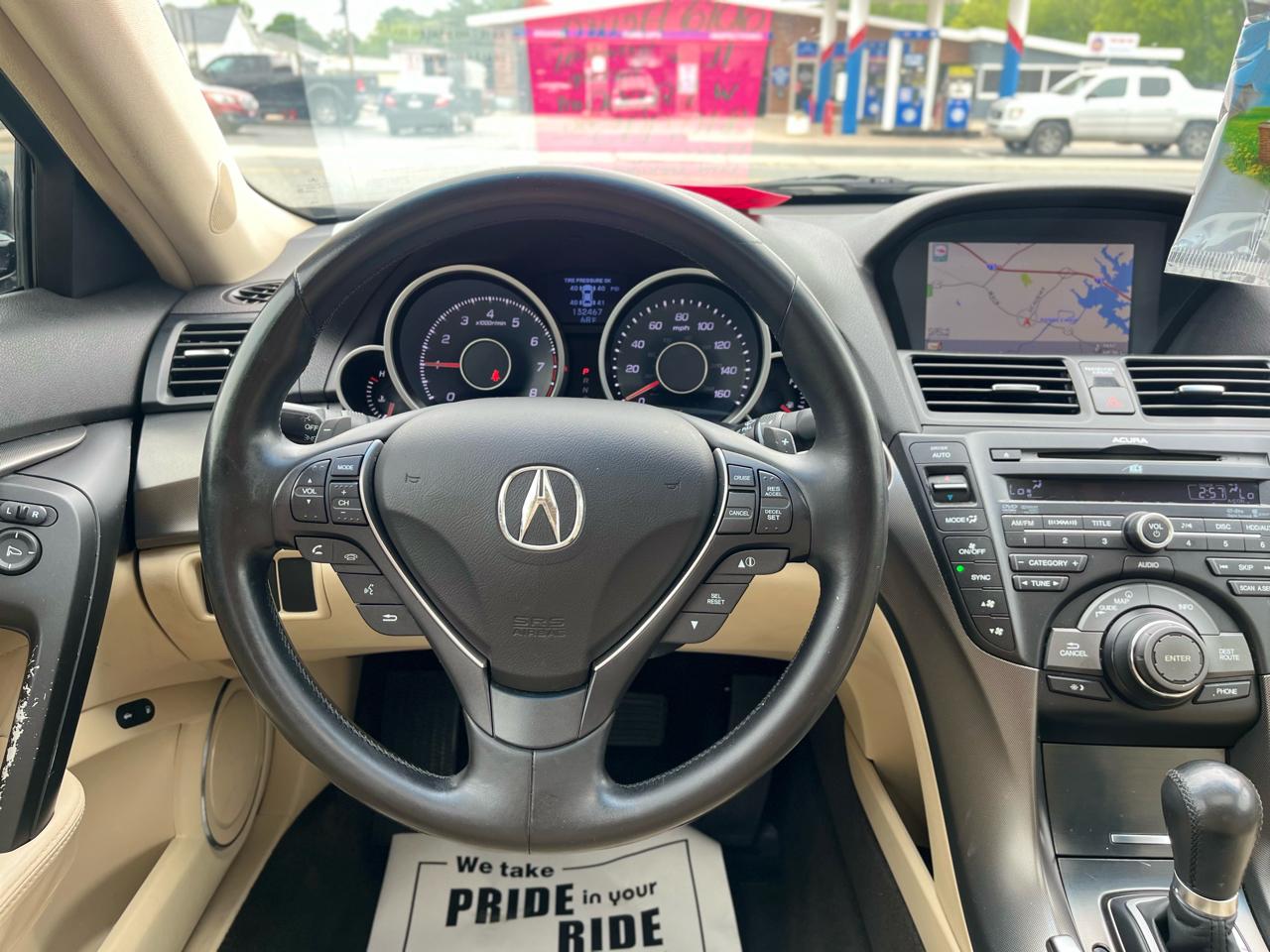 Acura TL 6-Speed AT with Tech Package and 18-In. WP 2012