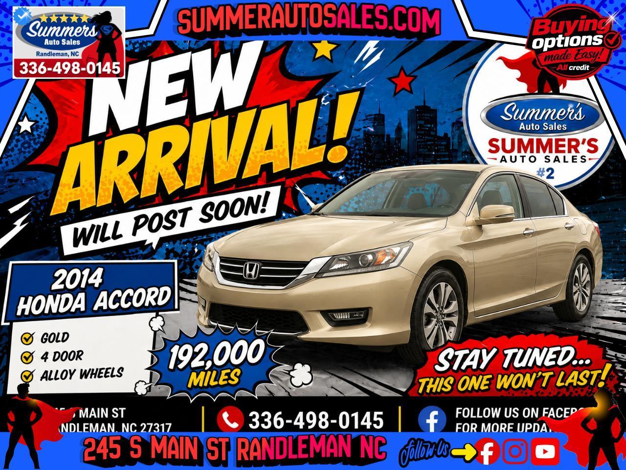 Honda Accord Sport Sedan CVT 2014