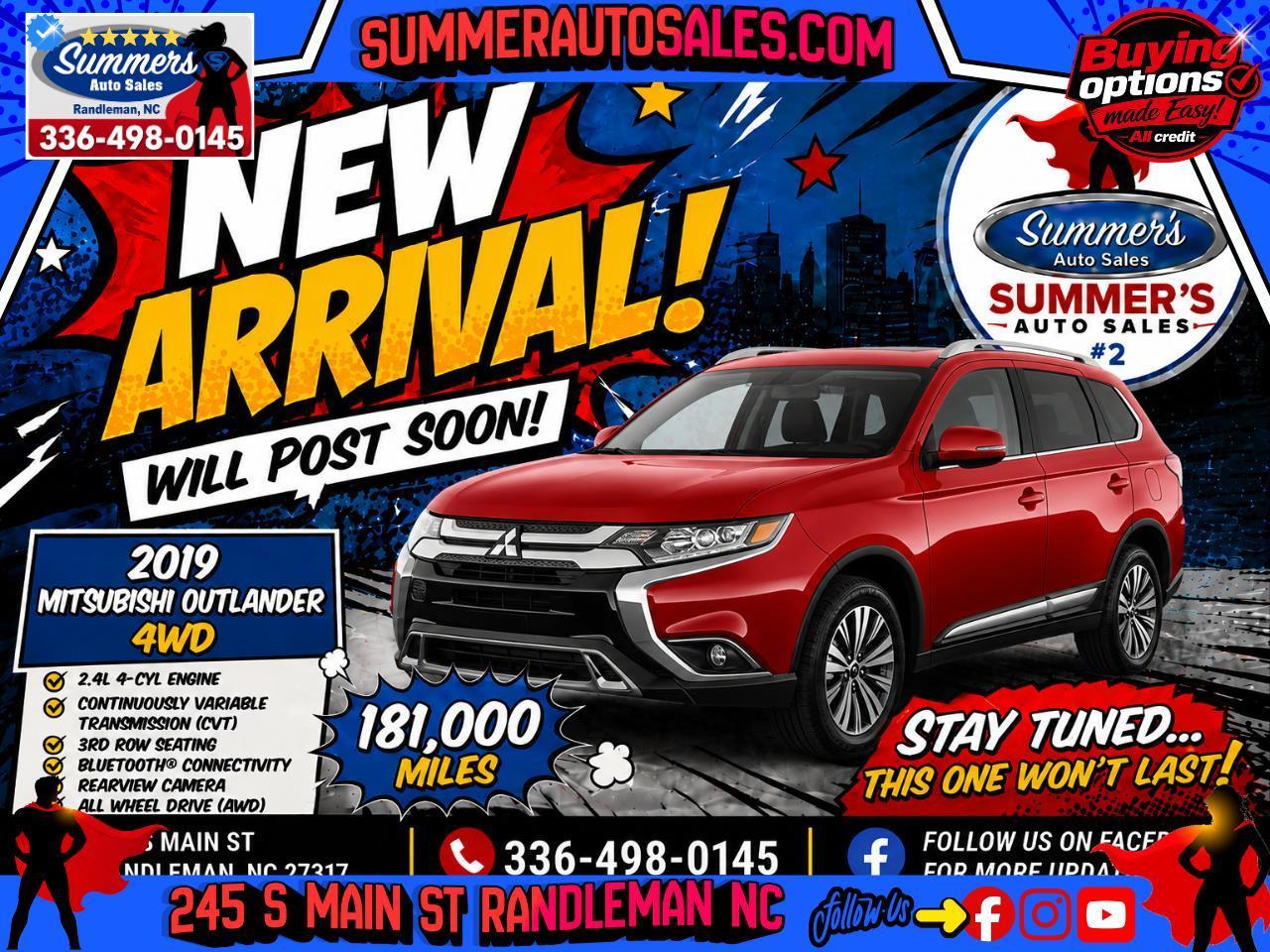 Mitsubishi Outlander SEL AWD 2019