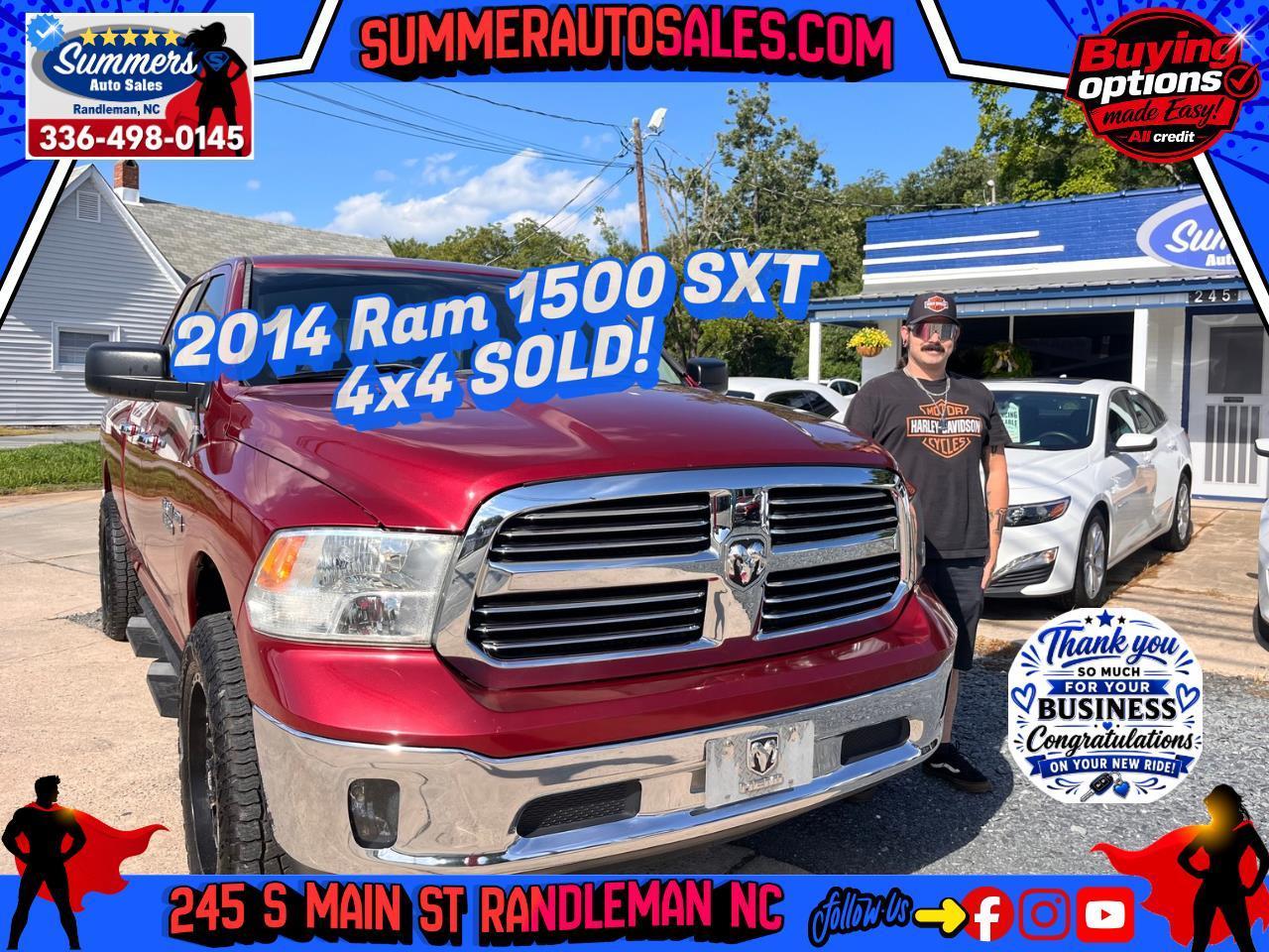 2014 RAM 1500 SLT Quad Cab 2WD