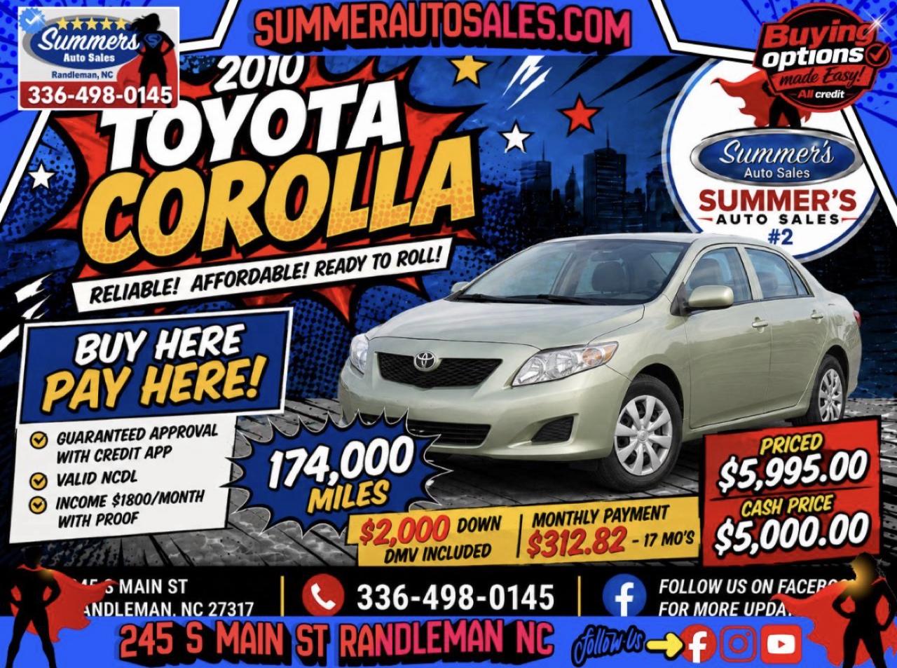 Toyota Corolla LE 2010