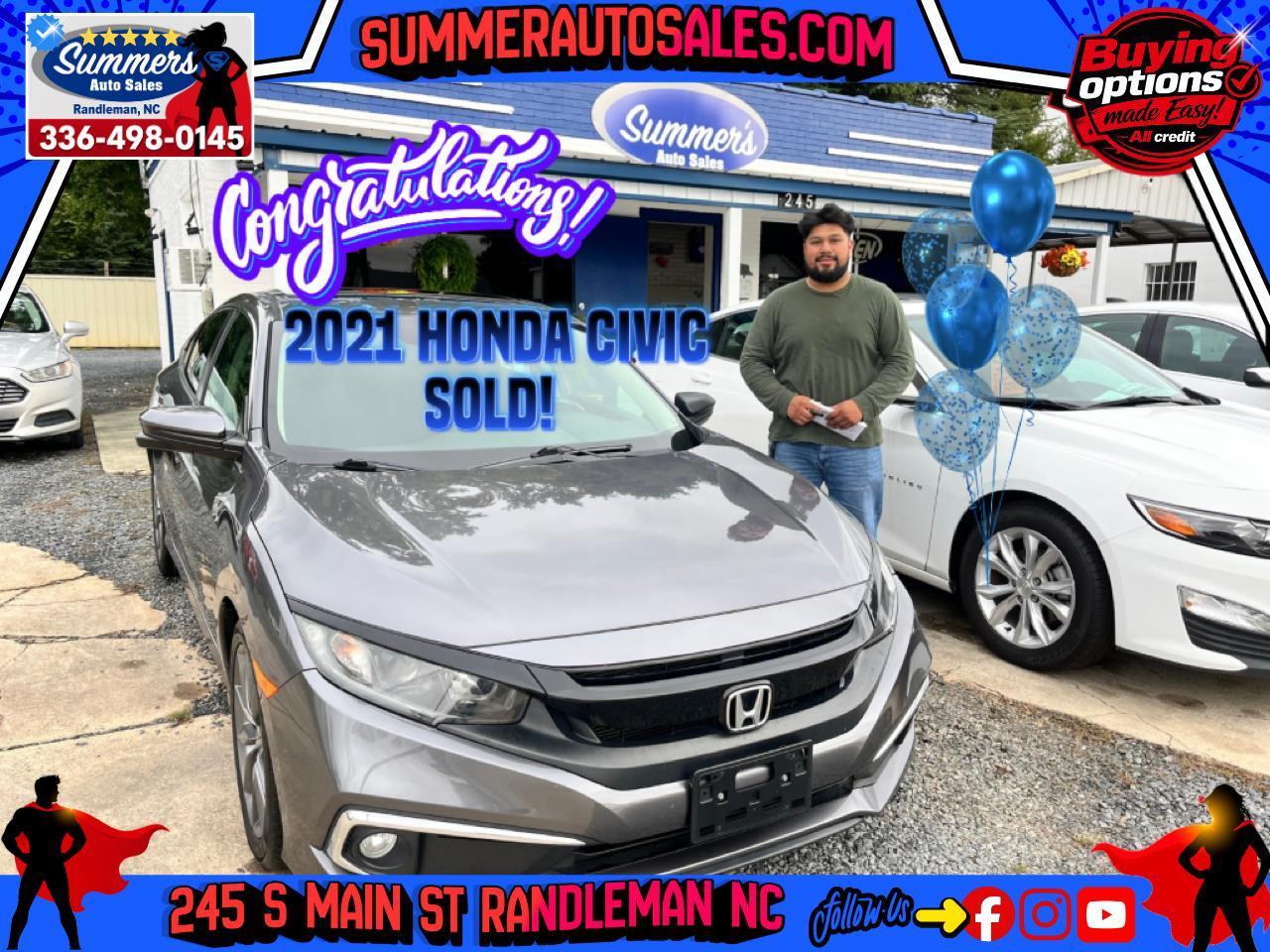 Honda Civic EX Sedan CVT 2021
