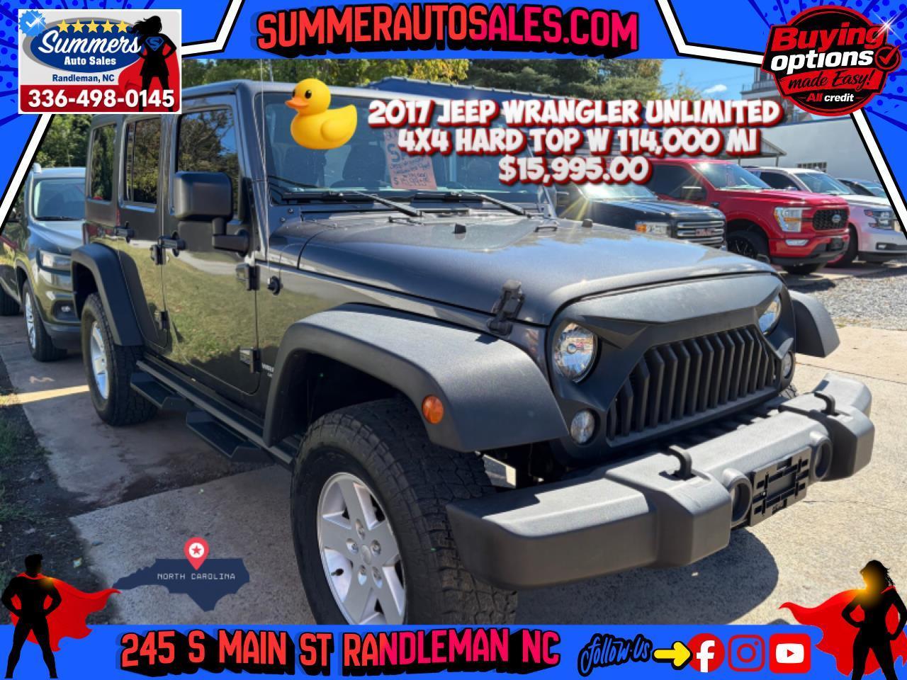 2017 Jeep Wrangler Unlimited Sport 4WD