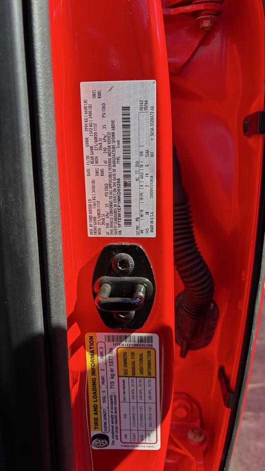 Ford F-150 4WD SuperCrew 145" STX 2021