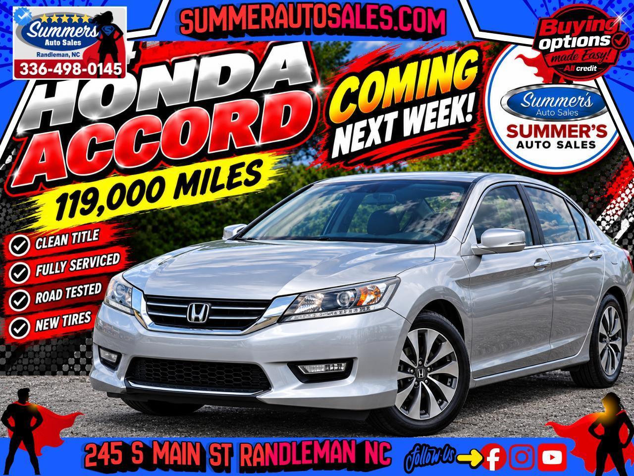 Honda Accord EX Sedan CVT 2014