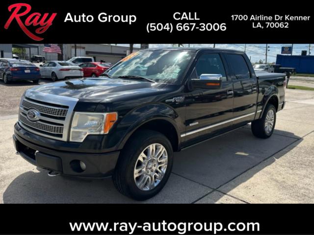 Black 2012 Ford F-150 Pickup Truck Four-Wheel Drive 6-Speed Automatic