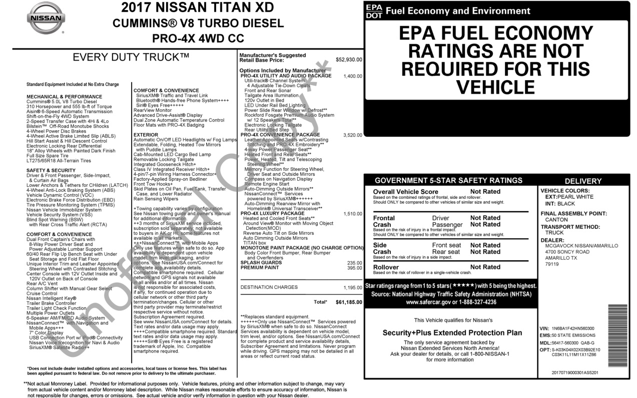 Nissan Titan XD  2017