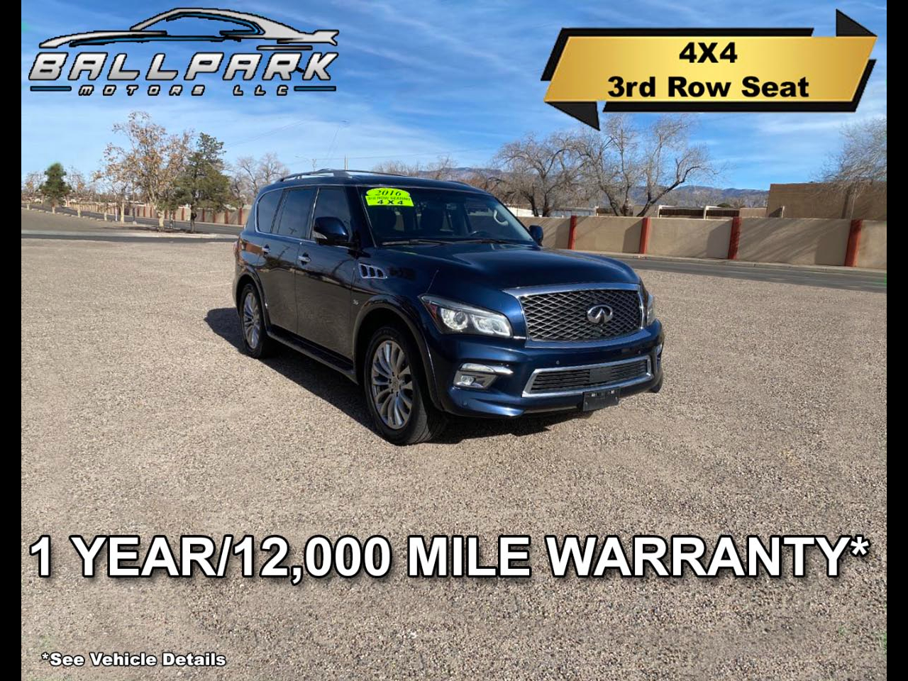 2016 Infiniti QX80 4WD