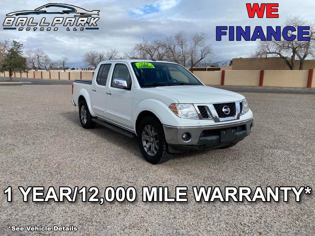 Glacier White 2019 Nissan Frontier SL Crew Cab RWD Pickup Truck 4X2 5-Speed Automatic