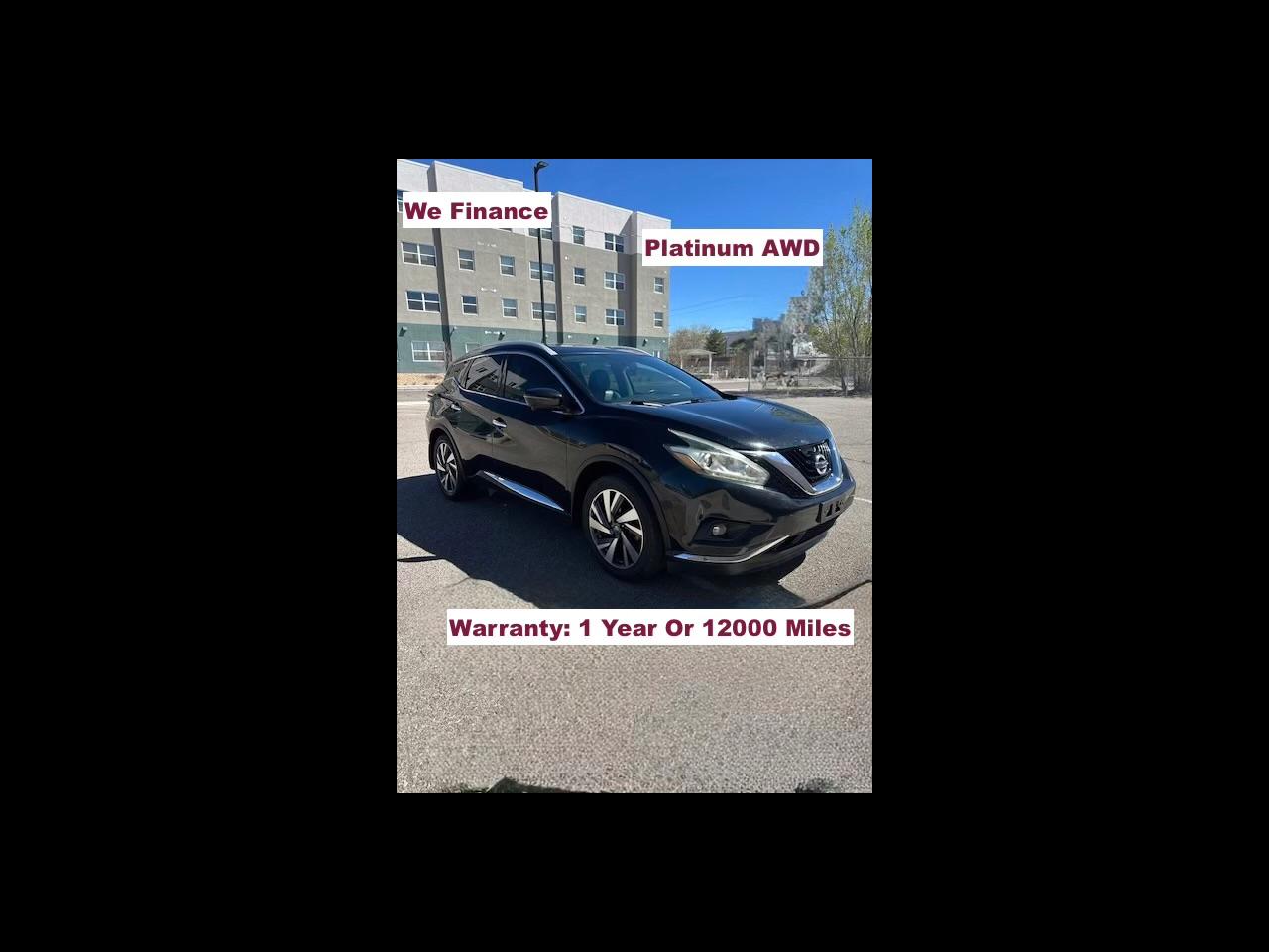 2016 Nissan Murano Platinum AWD