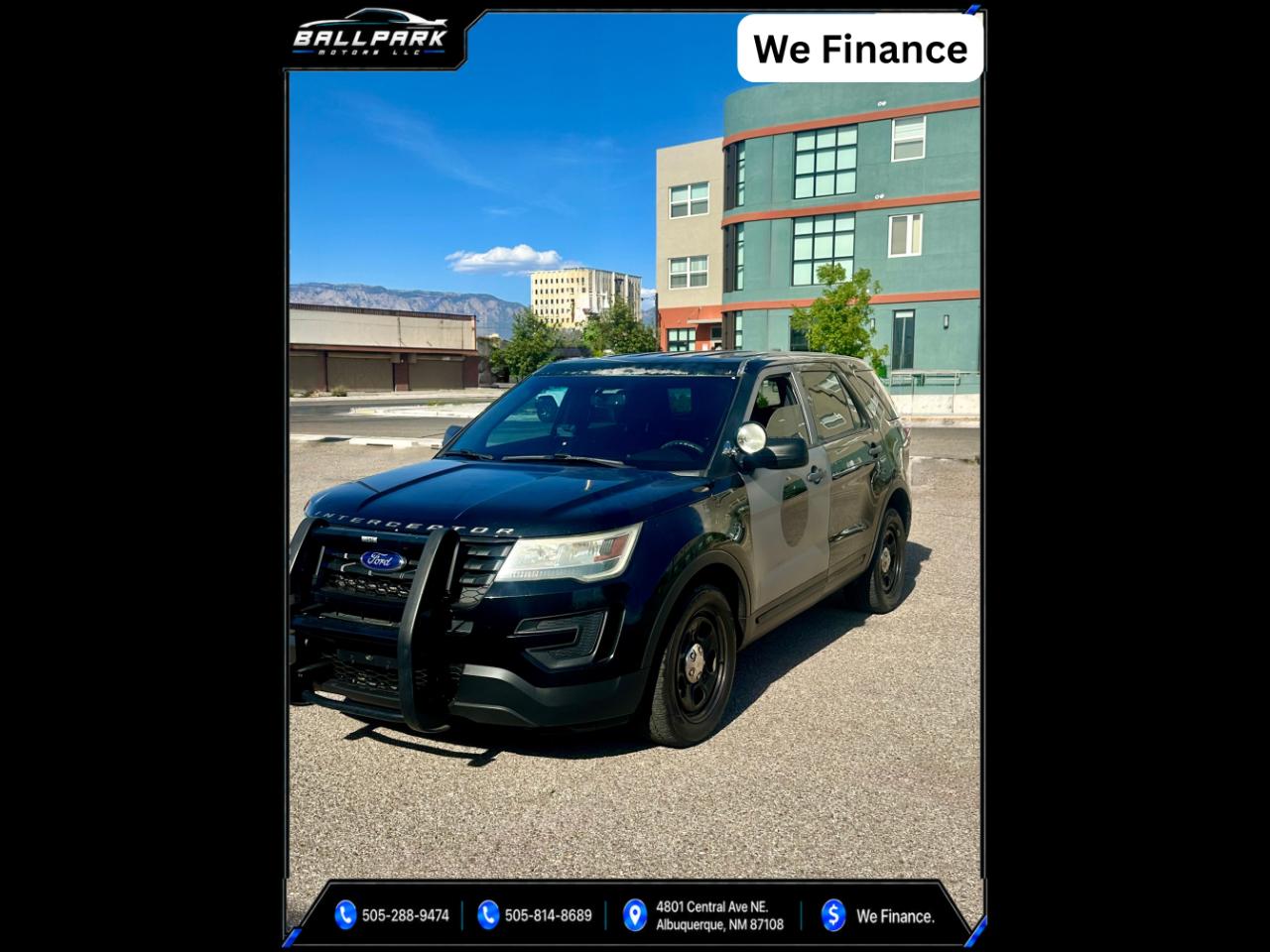 2016 Ford Explorer Police 4WD