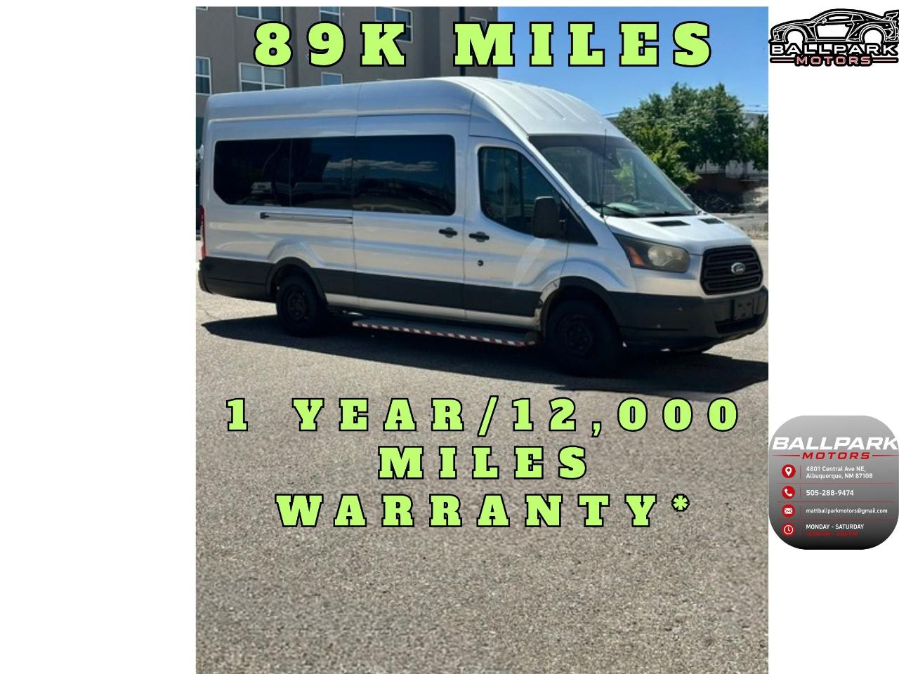 Ford Transit 350 Van High Roof w/Sliding Pass. 148-in. WB EL 2017