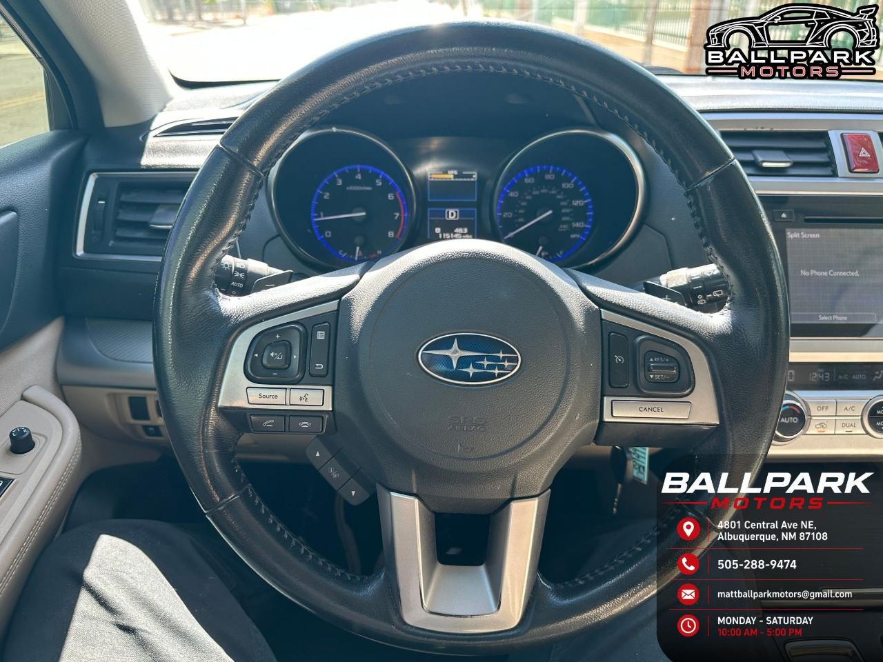 Subaru Outback 2.5i Premium 2016