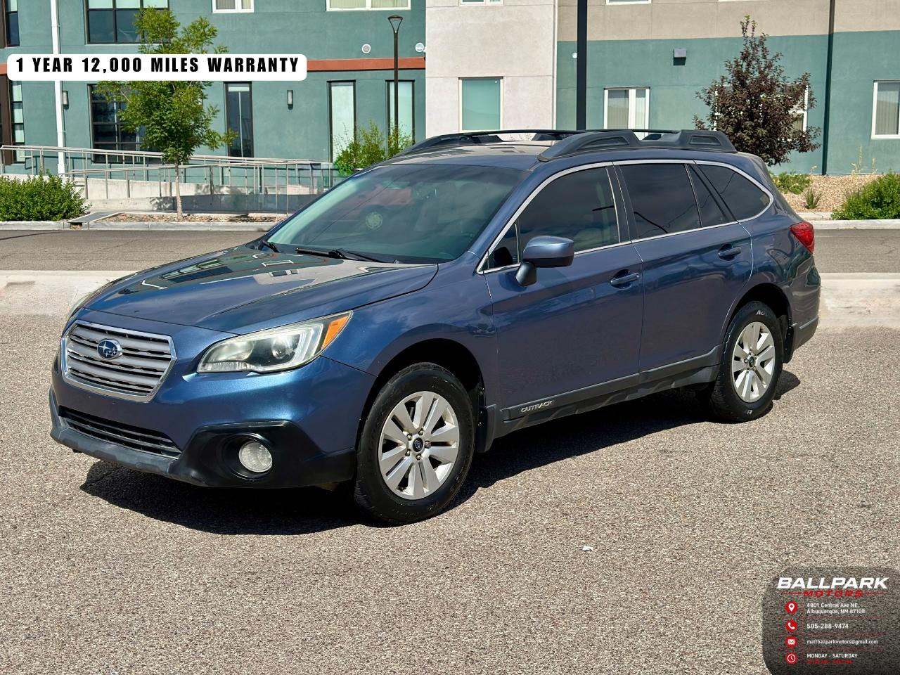 Subaru Outback 2.5i Premium 2016