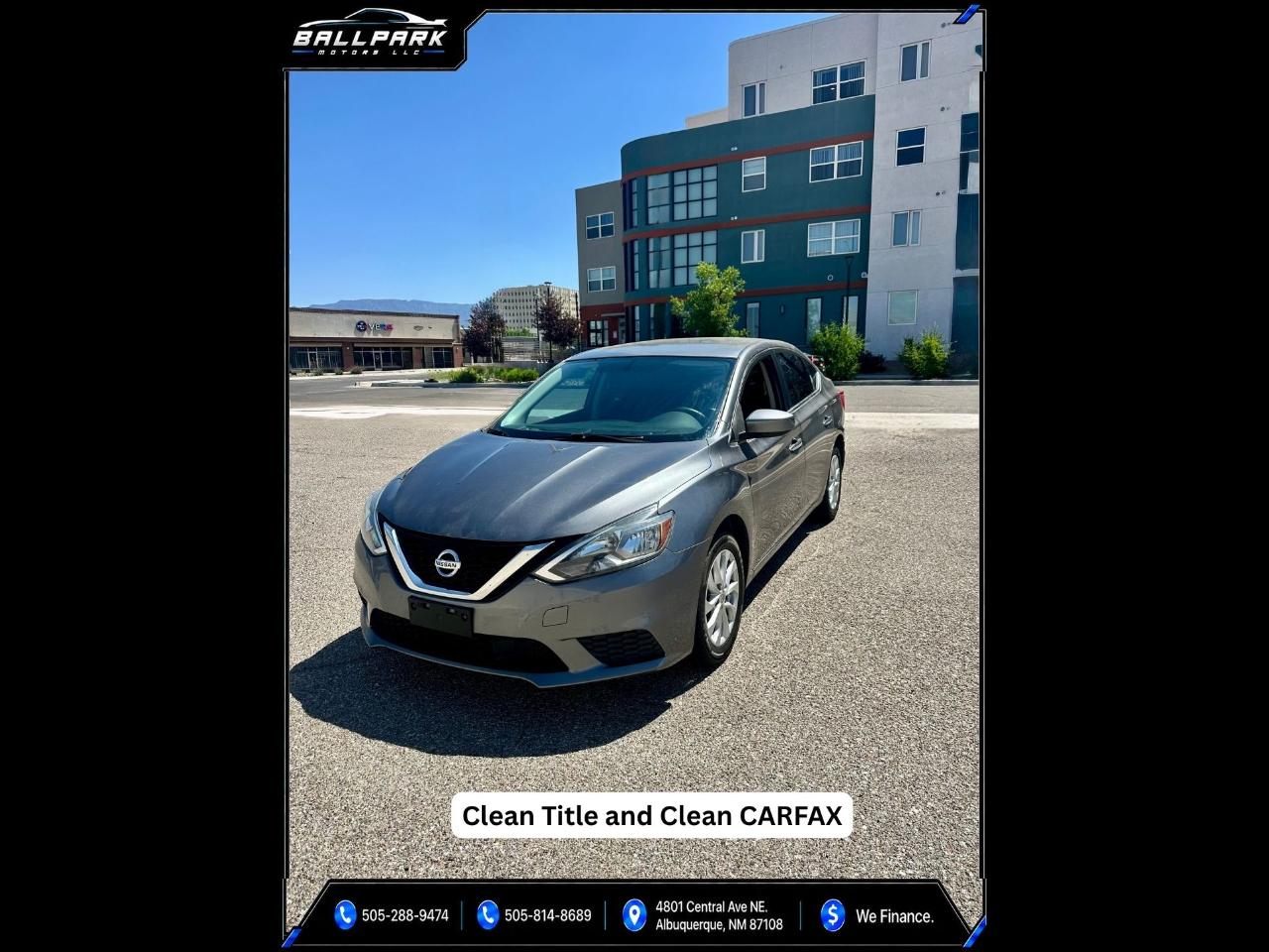 2019 Nissan Sentra S 4D Sedan