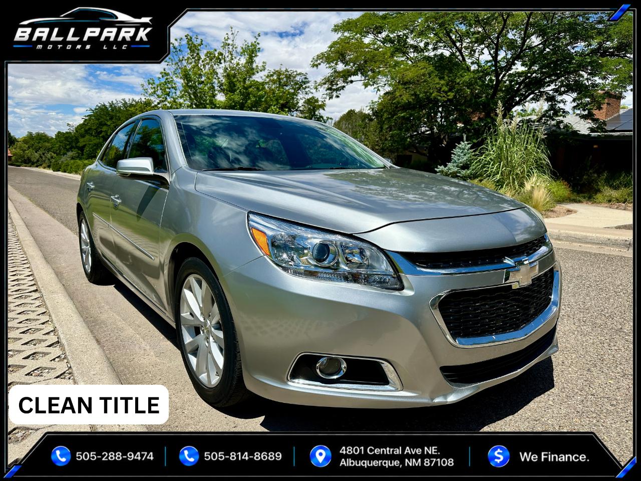 Chevrolet Malibu 2LT 2015