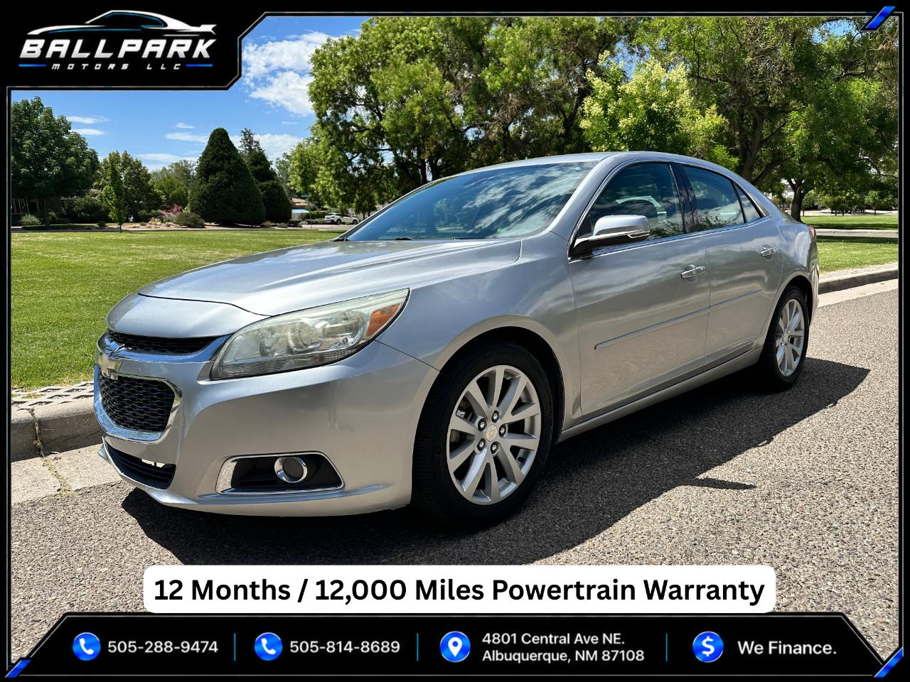Chevrolet Malibu 2LT 2015