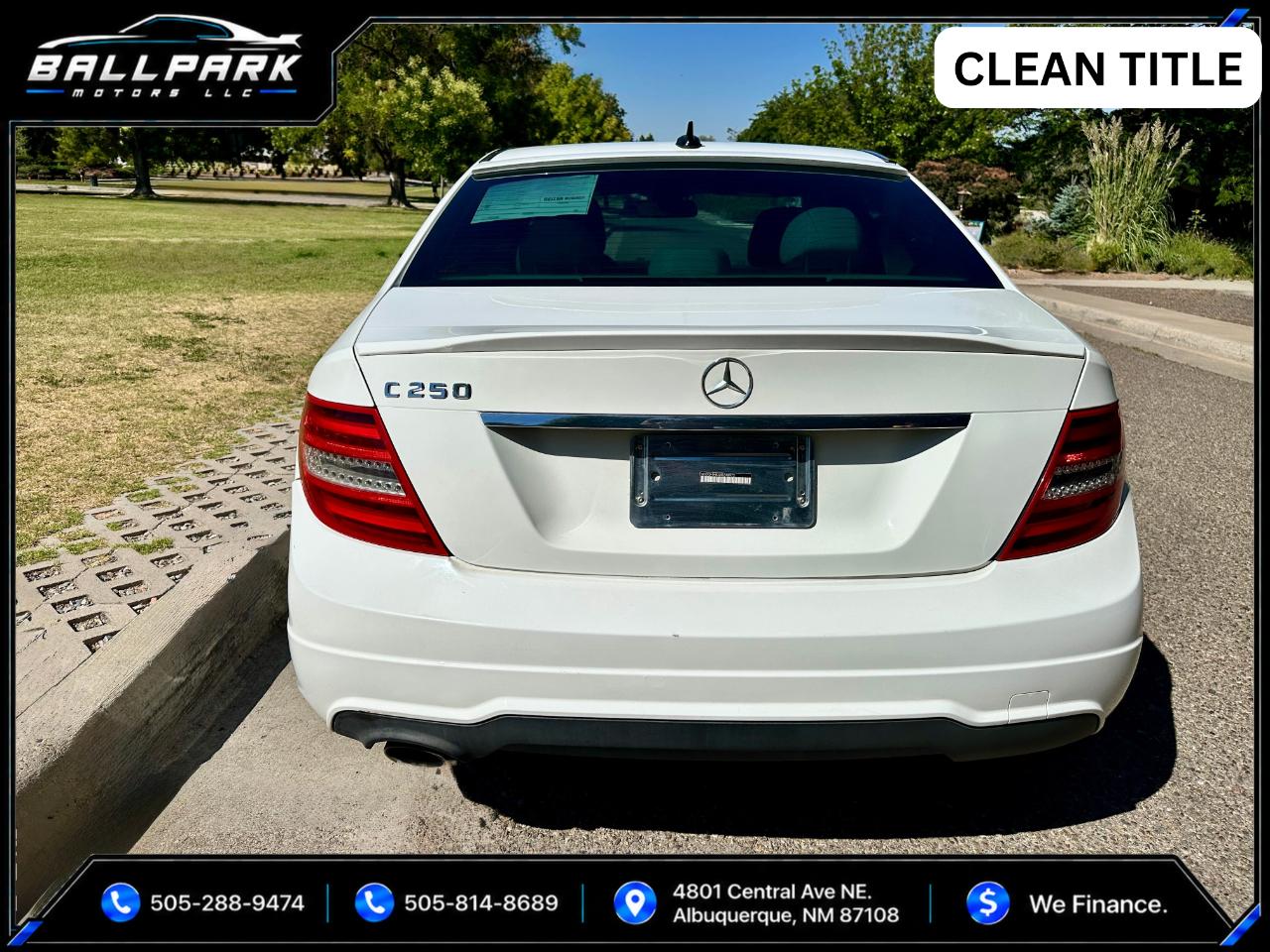 Mercedes-Benz C-Class C250 Sport Sedan 2013