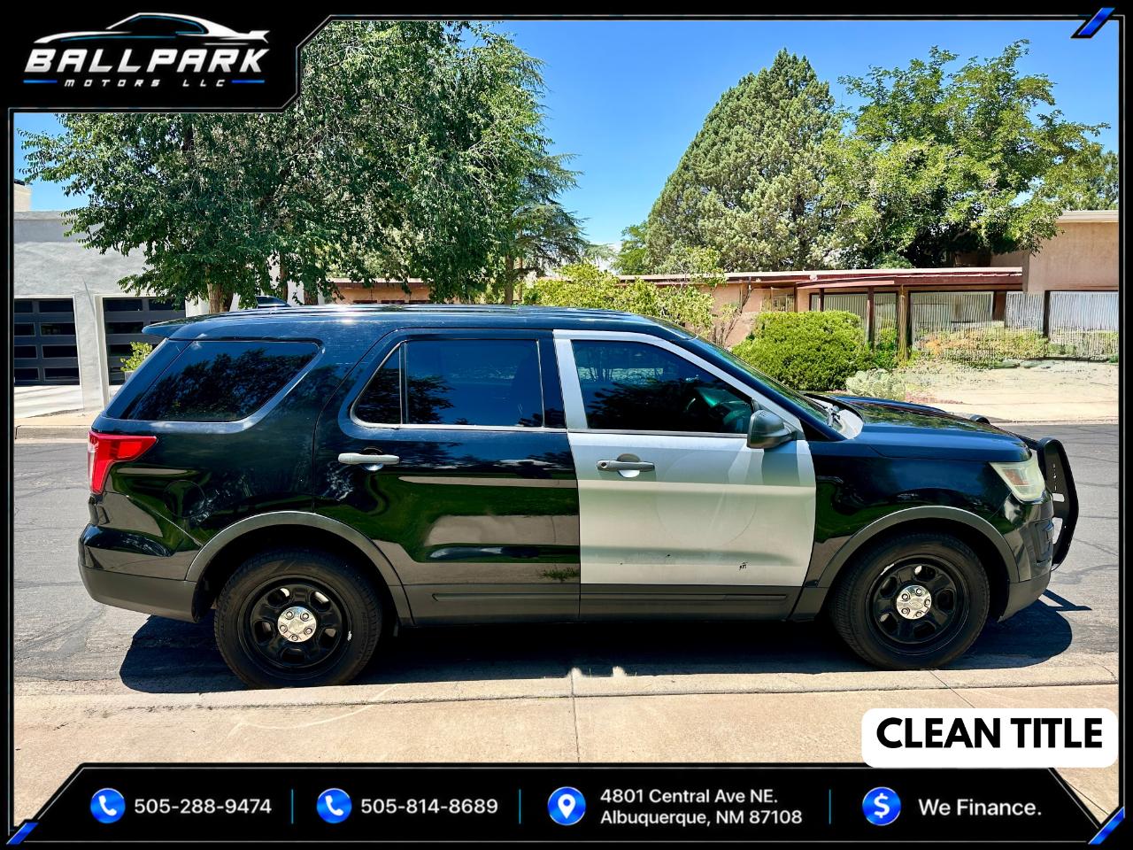 Ford Explorer Police 4WD 2016