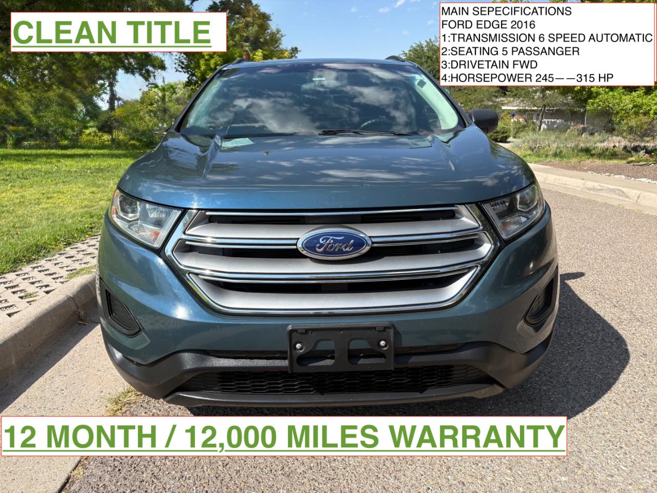 Ford Edge SE FWD 2016