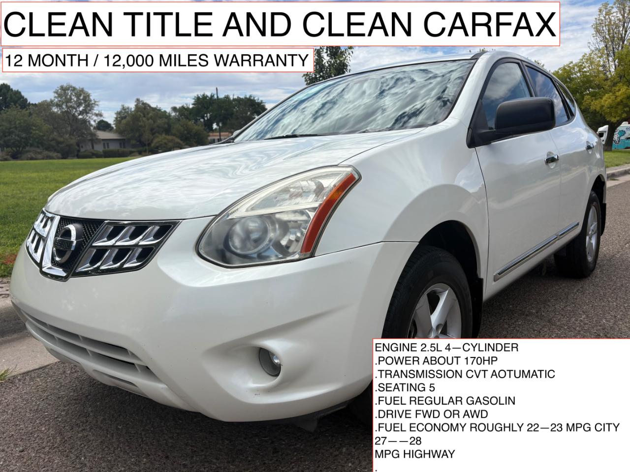 Nissan Rogue S FWD Krom Edition 2012